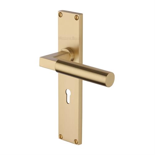 BAUHAUS LEVER HANDLE ON BACKPLATE